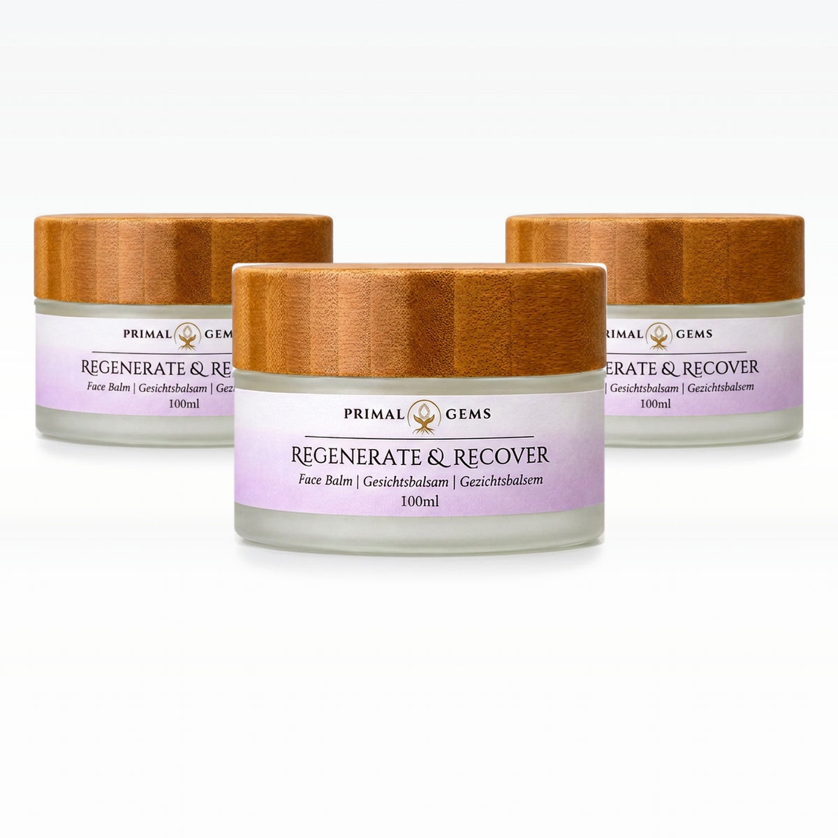 Primal Gems Tallow Night Balm Regenerate & Recover 100ml, 3er-Pack